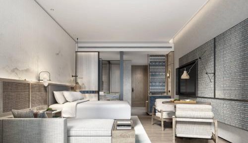 Deluxe Courtyard King Room with Resort View