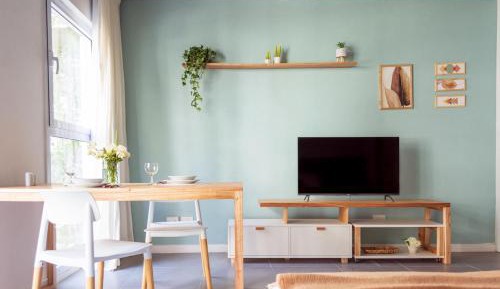 Studio with Balcony