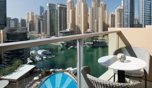 Executive Marina View Room, Twin Beds, Club lounge access with Breakfast, Lunch & Dinner, Including direct access to Dubai Marina Mall & Marina Walk
