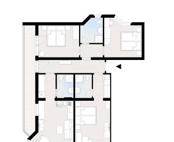 Three-Bedroom Apartment