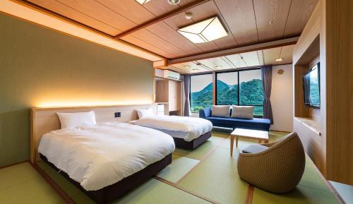 Superior Japanese-Style Twin Beds(River Side) - Shower Only - Non-Smoking