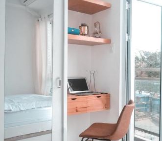 Studio with Balcony