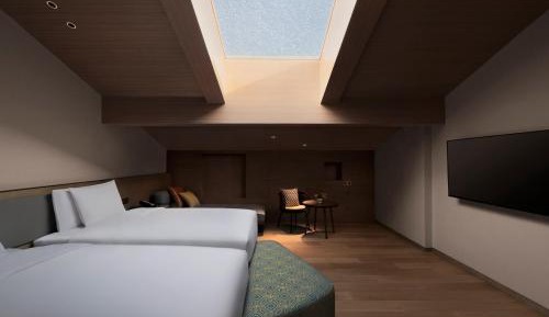 Two-Bedroom Suite with One King, Two Twin Beds and Longfeng Mountain View