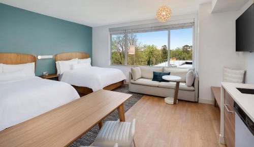 Queen Room with Two Queen Beds and Sofa Bed and View