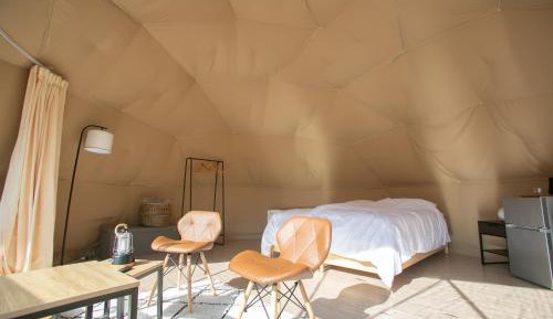 Glamping Dome with forest view
