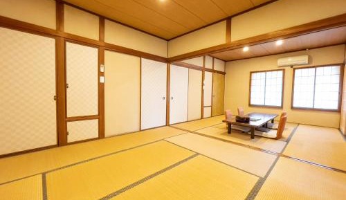 Japanese-Style Family Room with Toilet