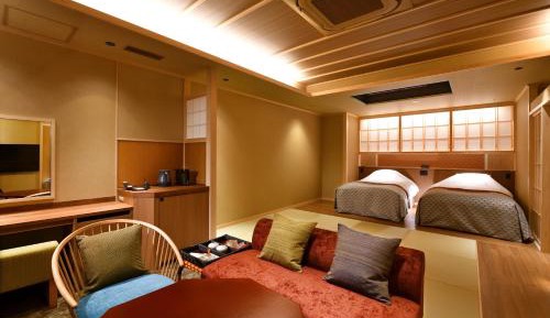 Superior Twin Room with Tatami Area and Open-Air Bath