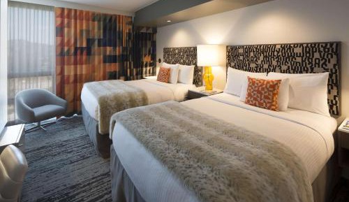 Queen Room with Two Queen Beds and City View