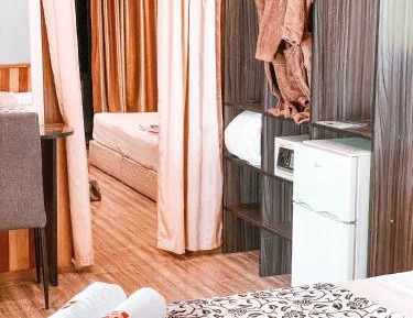 Family Room with Open Shower