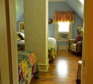 Room with Queen Bed and Double Bed