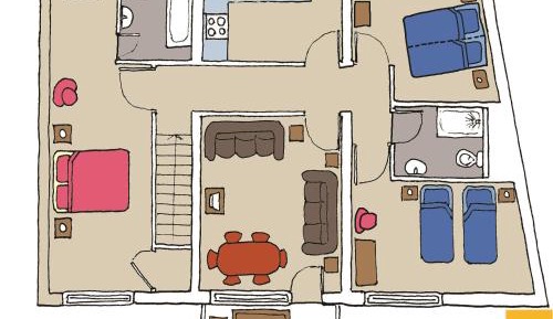 Three-Bedroom Apartment