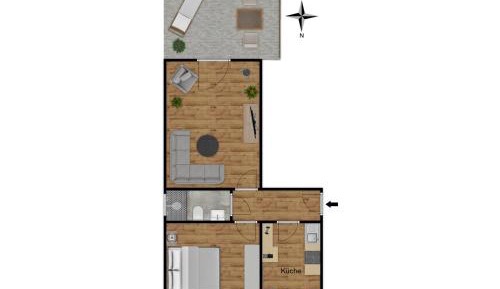 Apartment with Terrace 2
