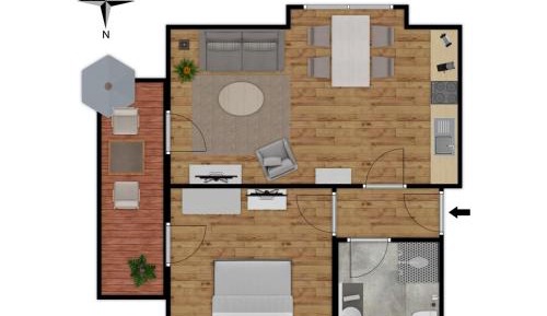 Apartment with Balcony 3