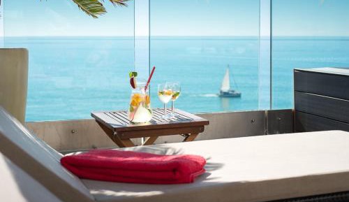 Twin Room with Balcony or Terrace and Sea View