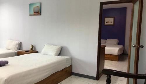 Family Room with Shared Bathroom