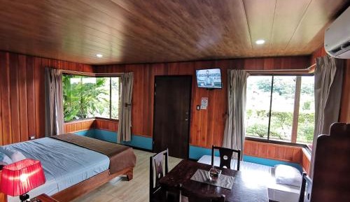Family Room with Mountain View