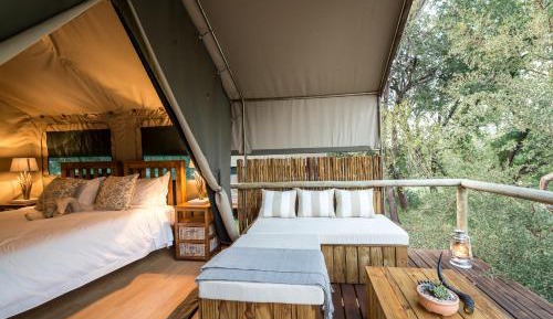 Luxury Safari Tent with River View