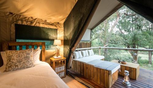Luxury Safari Tent with River View