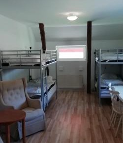 Family Room with Shared Bathroom