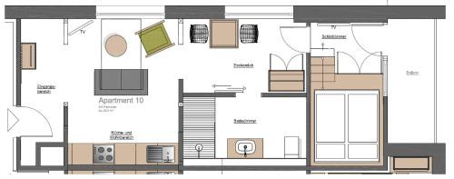 Apartment with Balcony
