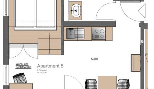 Apartment with Balcony