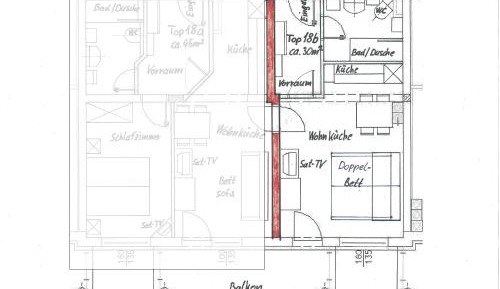 Apartment with Mountain View