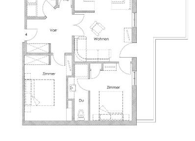 Two-Bedroom Apartment with Balcony