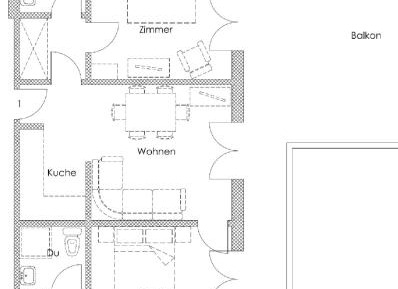 Two-Bedroom Apartment with Terrace and Balcony
