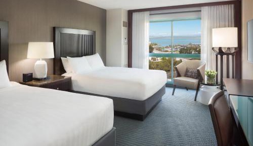 Queen Room with Two Queen Beds and Bay View 