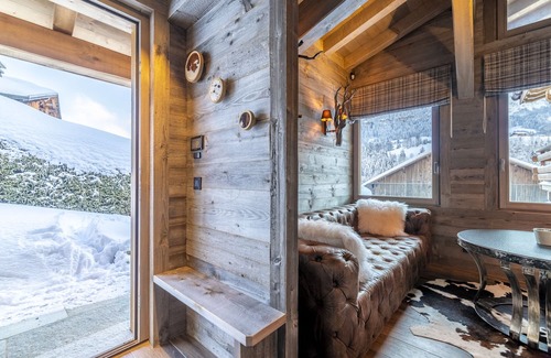 Megeve Ski Chalet | CHALET GRAND PARADIS, comfort, refinement, 7 bedrooms, cinema, SPA, near center