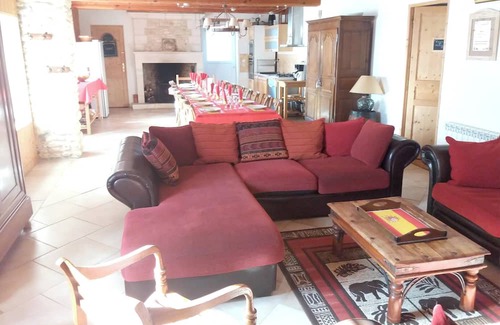 Fourches House | Homerez - Big house for 15 ppl. with swimming-pool, sauna and garden at Fourches