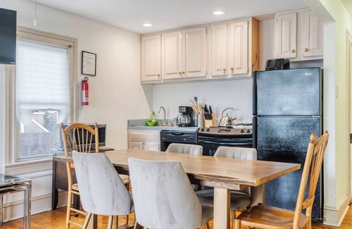Bradley Beach House | Beautiful ocean view large 3rd floor apt with deck
