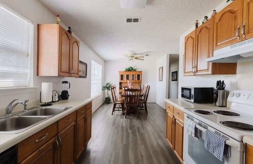 Oak Point House | Cozy 3BR Family Home with Large Yard, Sleeps 7