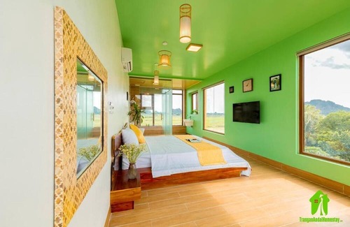 Ninh Binh House | Trang An Ao Dai Homestay - Triple room with field view - Thien Ha room