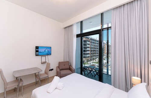 Nad Al Sheba Apartment | OFFER! Elegant Studio Apartment in Azizi Riviera !