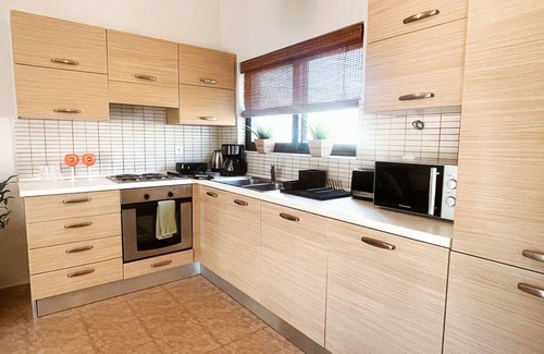 Almyrida Apartment | Cozy 2-bedroom apartment in brilliant Almyrida with WiFi, AC