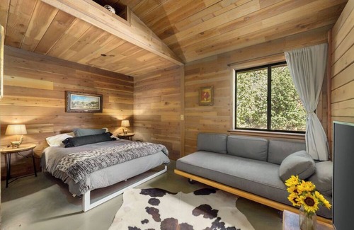 Pioneertown Cabin | Pioneertown Preserve trail private access, Pool, Spa, a mile to Pappy's & RedDog
