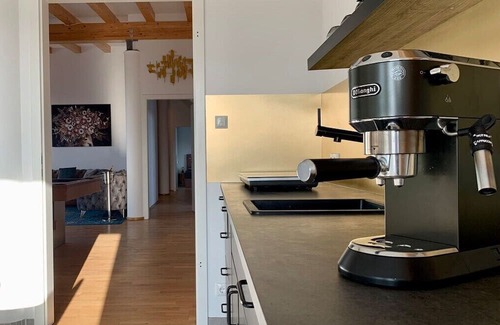 Wilhelmsruh Apartment | Luxury Penthouse: Jacuzzi, Pool table, BBQ & desks