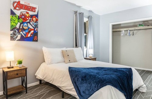 Front Park Apartment | This stylish yet cozy, two bed one bath space is perfect for solo and group trips