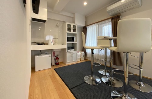 Katahara Apartment | Japanese style quadruple room with bathtub / Imabari Ehime