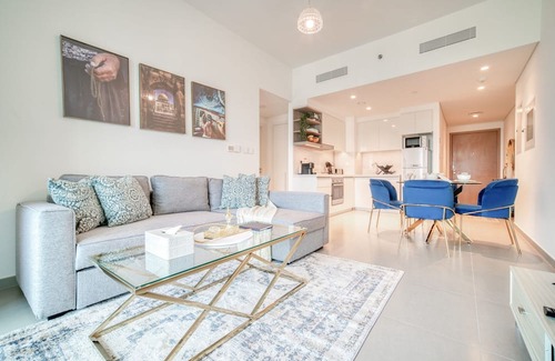 Za'abeel 2 Apartment | Dubai Elegance: 1BR with DIFC and Zabeel Views