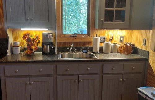 Peaks Cabin | Charming 1-bedroom cabin with loft on Stoney Creek in Beautiful Bedford County