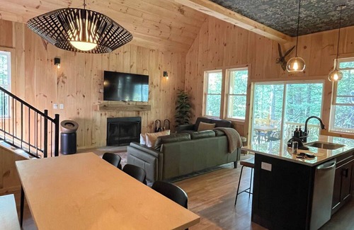 Wilmington Cabin | Brand NEW Modern VT Ski Cabin w/Vinyl Listening Loft - 8 min to Mount Snow!