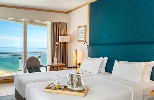 Santiago Hotel | Sesimbra Oceanfront Hotel | Ocean View Deluxe | Balcony | Pools | Free Breakfast