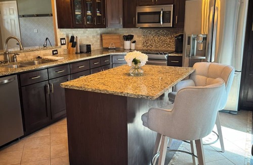 Lincoln House | Lincoln Getaway: 3BR/3BA Home + Arcade & Backyard