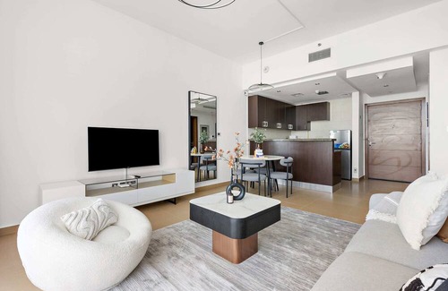 Khalifa City Apartment | Silkhaus 1BR | Orchid in Al Rayyana | Balcony