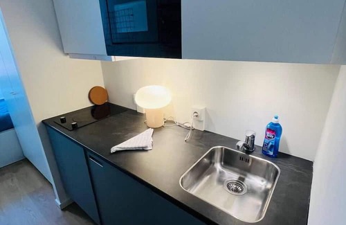 København NV Apartment | Copenhagen Studio with Double Bed and Kitchen 3