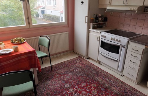 Angered Apartment | One large room with 3 single beds. Max for three people 12 min from city center