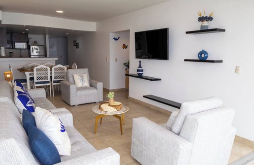 Salinas Apartment | Beachfront apartment, private beach