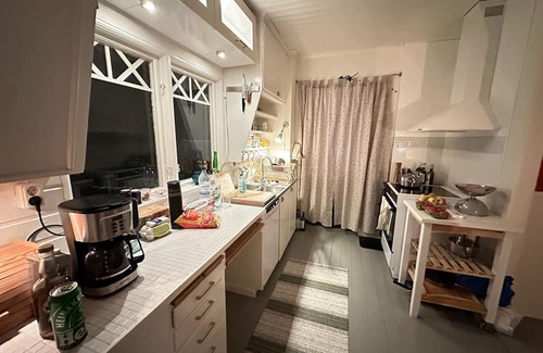 Paryd House | Hus Rose - Red vacation home in Påryd near Kalmar with fireplace, garden & fiber optics